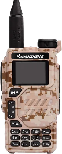 Vista 8 de Walkie Talkie UV-K5 5W Dual Band UHF VHF USB-C Cargador Radio bidireccional DTMF FM Scrambler NOAA Frecuencia inalámbrica Copia Jamón Radio de mano