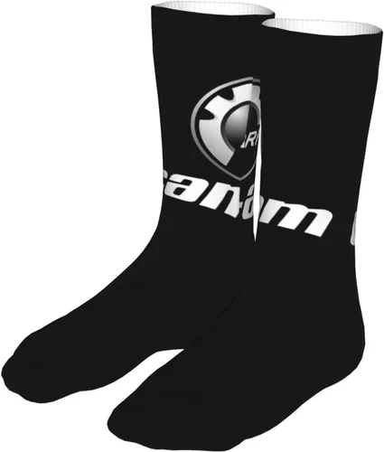 Vista 8 de CERXSOI Can-Am - Calcetines deportivos súper suaves de tubo medio, estilo casual, resistentes al olor, antideslizantes, unisex, calcetines