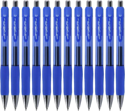 Vista 7 de AIHAO Bolígrafos de gel, punta media, tinta negra, paquete de 12 bolígrafos retráctiles de tinta de gel con tinta de primera calidad y agarre cómodo