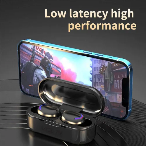 Vista 2 de Slim Travel Wireless V5.1 - Auriculares compatibles con tu Xiaomi Mi 11 Lite - Funda micro delgada actualizada con micrófono cuádruple 8D Bass IPX7