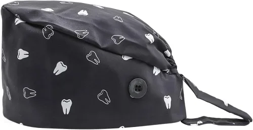 Vista 7 de CHUANGLI 3 gorras de trabajo en forma de calabaza con banda para el sudor ajustable para mujereshombres