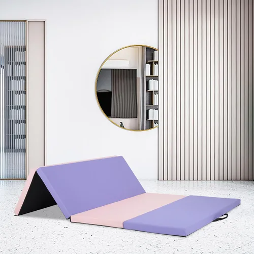 Vista 8 de Tapete de yoga grueso de 2 pulgadas para gimnasio en casa, ejercicio, gimnasia, volteras, pilates, equipo de danza, tapete de juego de espuma