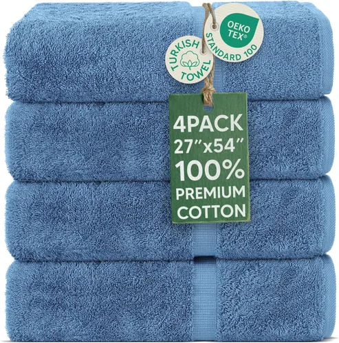 Vista 12 de Chakir Turkish Linens Toallas turcas de calidad de hotel y spa 100% algodón premium Suaves y absorbentes