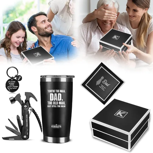 Vista 6 de Regalos de cumpleaños para papá, el mejor regalo de Navidad para papá, regalos para hombres de hija, hijo, esposa, regalo personalizado para él