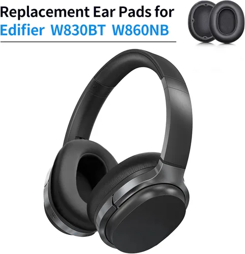 Vista 3 de Almohadillas de repuesto para auriculares Edifier W830BT W860NB Bluetooth, almohadillas de repuesto (negro)