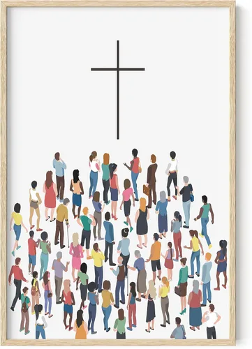 Vista 24 de HAUS AND HUES Books of The Bible Posters para el aula, decoración de pared cristiana, decoración de pared con versículos de la Biblia, arte de pared
