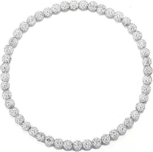 Vista 15 de Collar de Cadena de Béisbol con Perlas para Hombres, Regalos de Collar de Béisbol de la Colección Bling Ice para Niños, Collar de Accesorios