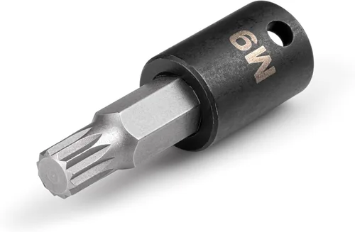 Vista 22 de TEKTON Zócalo de impacto de 3/8 pulgadas x M4 Triple Square Bit SIB18204