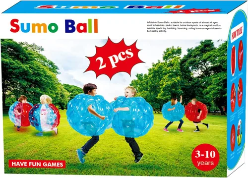 Vista 2 de Pelotas de sumo para niños, bola de rebote para niños, bolas de sumo para niños, pelota de hierba para niños al aire libre, juegos en