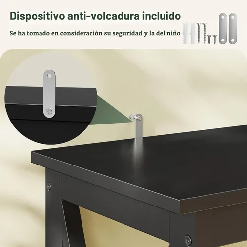 Vista 6 de ZENY Mesa consola, mesa de entrada, mesa de sofá estrecha con estantes de 2 niveles, mesa de entrada para sala de estar, entrada, pasillo, vestíbulo