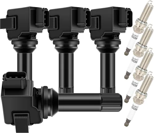 Vista 2 de Bobinas de la bobina de ignición y bujías UF664 del iridio para Subaru Forester 2.5L H4