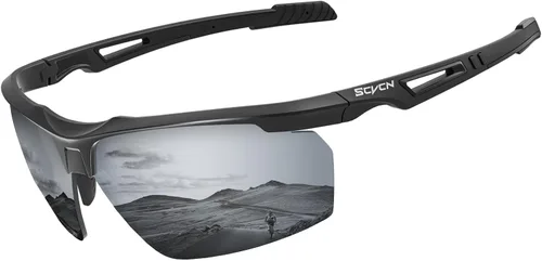 Vista 11 de SCVCN Gafas de sol deportivas fotocromáticas para ciclismo, gafas transparentes para hombres y mujeres, protección UV400, MTB BMX, pesca, correr, S86