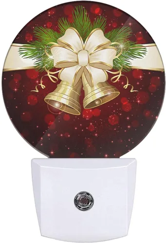 Vista 23 de LEDLAMP3009 - Luz nocturna de ciervo con enchufe, color rojo, árbol de abedul, tronco de invierno, cornamenta, vida silvestre, luz nocturna