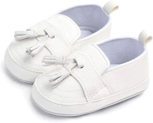 Vista 2 de Csfry Zapatos de bebé niño prewalker con cordones casuales