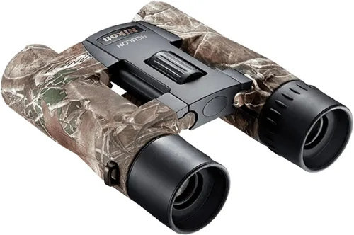 Vista 4 de Nikon ACULON A30 10x25 Compact Binoculars - Lightweight Dual-Hinge Design, Multilayer-Coated Lenses, Smooth Central Focus, Ergonomic Grip for