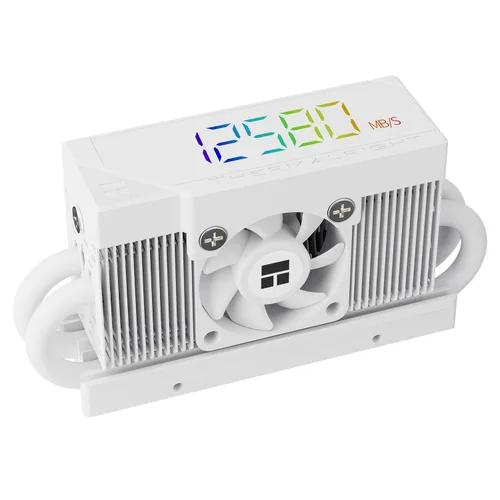 Vista 11 de Thermalright HR10 2280 SSD Enfriamiento disipador de calor, disipador de calor de doble cara, tubos de calor de 4 × 0.197 in, con almohadilla