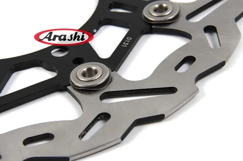 Vista 5 de Arashi Rotores de disco de freno delantero y trasero para Kawasaki KX250F 2006-2021 KX450F 2006-2018 Accesorios de repuesto de motocicleta KX 250