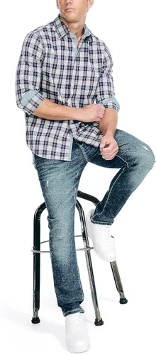 Vista 4 de Nautica Camisa a cuadros Navtech Trim Fit para hombre