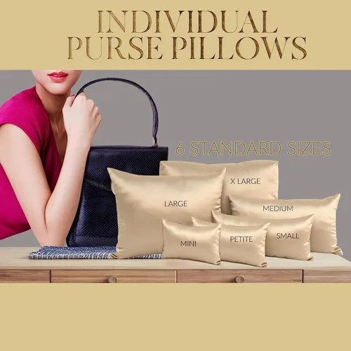 Vista 7 de Purse Insert Pillows - Custom Cushioned Handbag Fillers Shaper Inserts to Maintain Small to Large Purses