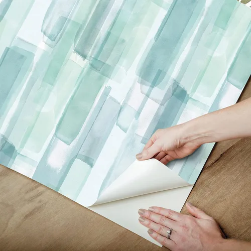 Vista 5 de Mr. Kate Papel pintado para despegar y pegar de vidrio de acuarela, RMK12316RL
