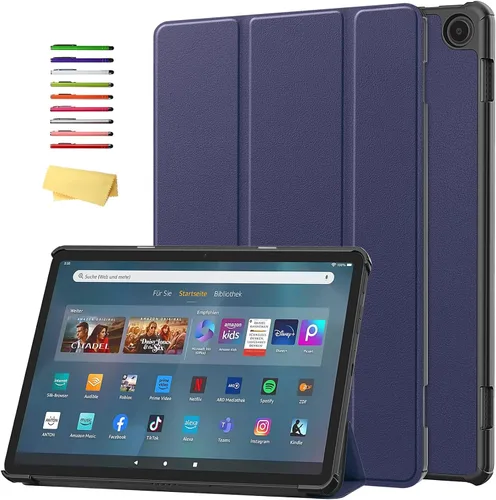 Vista 96 de Funda para Amazon Kindle Fire HD 8 y Fire HD 8 Plus (12ª/10ª generación, versión 2024/2022/2020) de 8 pulgadas, UUcovers con soporte triple