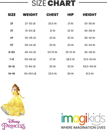 Vista 7 de Disney Paquete de 5 camisetas de princesa para bebés y niñas grandes