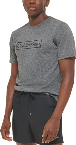 Vista 2 de Calvin Klein Manga corta ligera de secado rápido para hombre, protección UPF 40+