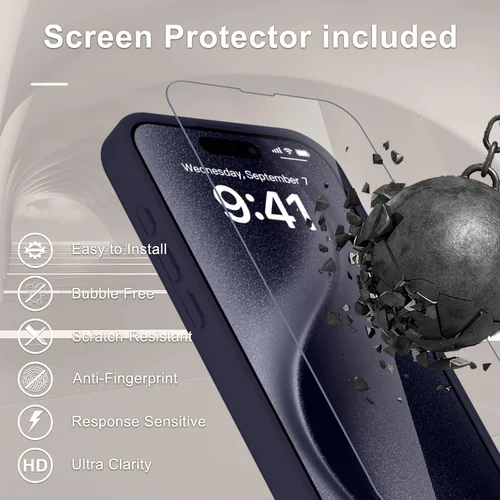 Vista 1061 de Funda para Google Pixel 10 Pro XL, cubierta magnética mate, color negro Fit for MagSafe, Screen Protector included, Shockproof Military Grade