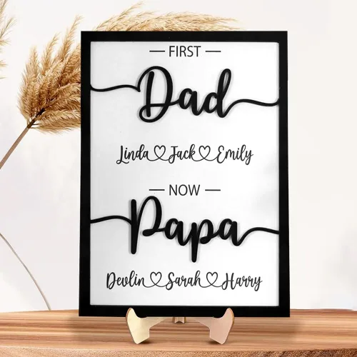 Vista 17 de Retrato familiar de acuarela personalizado para padre e hijo, retrato de pintura de hija de foto, regalo personalizado para el día del padre, regalo
