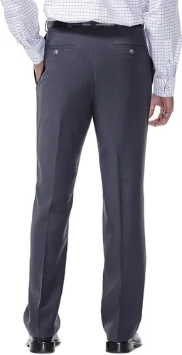 Vista 3 de Haggar Men's ECLO Repreve Stria Flat Front Dress Pant
