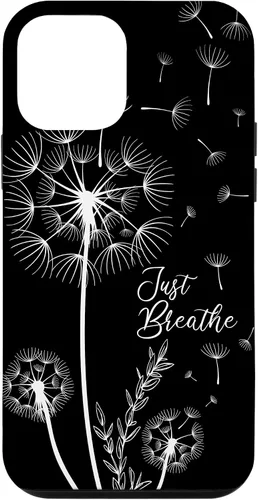 Vista 16 de Lindo diseño de tatuaje de diente de león flechas respiración patrón caso para iPhone 17
