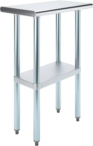 Vista 37 de Mesa de trabajo de acero inoxidable, mesa de metal