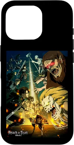 Vista 20 de Attack on Titan Funda de anime para iPhone 17 de temporada final de temporada 4