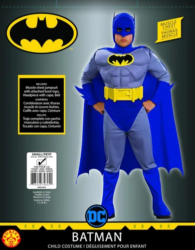 Vista 3 de Rubie's Batman Deluxe Muscle Chest Disfraz infantil