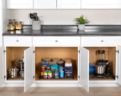 Vista 2 de HOLDN' STORAGE Organizador de gabinete extraíble, organizador resistente con garantía limitada de por vida -17 pulgadas de ancho x 21 pulgadas