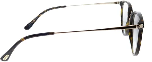 Vista 3 de Tom Ford Soft FT5640-B 052 - Gafas redondas de plástico dorado y oscuro brillante, 2.008in