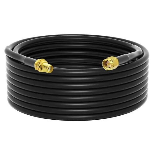 Vista 7 de onelinkmore Cable de extensión RG58 SMA de 3 pies, macho a hembra, 50 ohmios RF