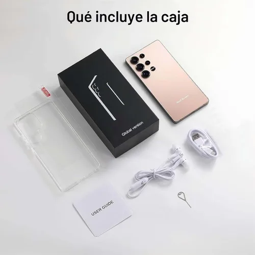 Vista 9 de Teléfonos desbloqueados 25U 5G Android 15 Smartphone 256GB+8G Dual SIM Dual Standby Teléfono celular 6.99 "Teléfono Android 7000mAh Batería de larga