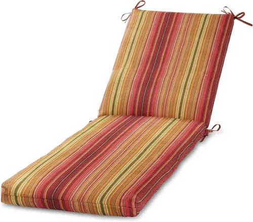 Vista 52 de Cojín reversible para silla de descanso para exteriores, color blanco tropical