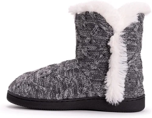 Vista 4 de MUK LUKS Pantuflas Cheyenne para bebé niña