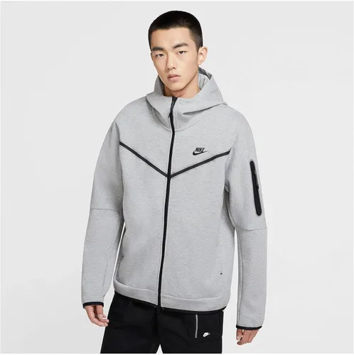 Vista 4 de Nike Sudadera deportiva Elemental GoldSail Tech Fleece con cremallera completa para hombre (CU4489 722)