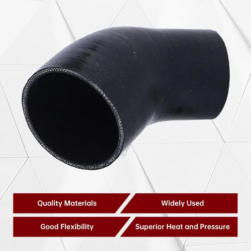 Vista 5 de Kit de Mangueras de Intercooler de Silicona para Trabajo Pesado Compatible con Dodge Ram Pickup 1994-2002 5.9L Diésel (Negro)