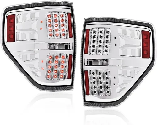 Vista 10 de G-PLUS Luces Traseras Lámpara Trasera, Compatible con Ford F150 2/4 Puertas 2009-2014, No Compatible con Modelos Flareside, No Compatible