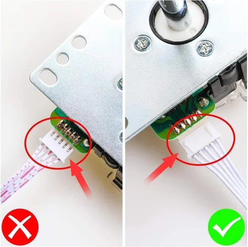 Vista 3 de EG STARTS Arcade - Codificador USB de retardo cero para 2 jugadores, controlador de juegos de PC, botones de joystick arcade para PC, MAME