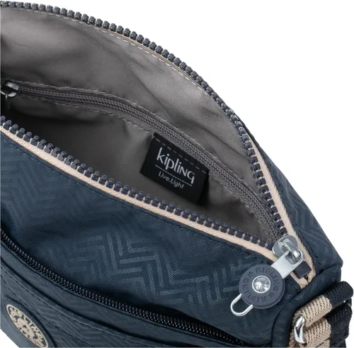 Vista 5 de Kipling Sebastian Crossbody para mujer súper ligero duradero bolso de hombro de nailon