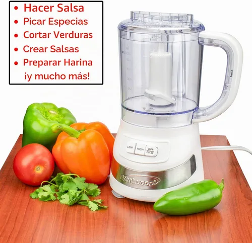 Vista 4 de Brentwood Appliances Procesadores de alimentos FP-549W de 3 tazas (blanco)