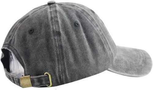 Vista 4 de Divertido sombrero de vida de enfermera para mujer, gorra de béisbol de algodón lavado ajustable bordado desgastado