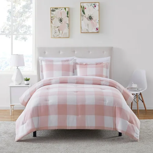 Vista 72 de Sweet Home Collection Juego de edredón de 7 piezas de color sólido para todas las estaciones, manta alternativa de plumón suave y lujosas sábanas