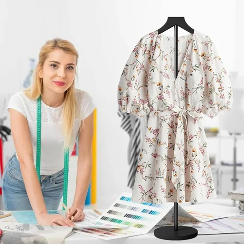 Vista 8 de Maniquí de torso, soporte de exhibición de camisa ajustable en altura de 30 a 41 pulgadas para tiendas de vendedores, fiesta de graduación, montaje
