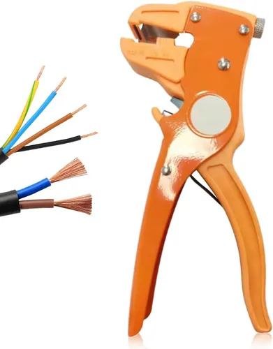 Vista 12 de 2024 Nuevo pelacables, pelacables autoajustables, pelacables multifuncionales, alicates de engaste, pelacables, cortador de cables 2 en 1, #A1